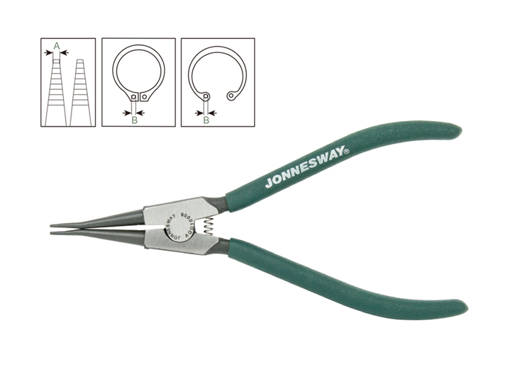 STRAIGHT NOSE EXTERNAL PLIERS