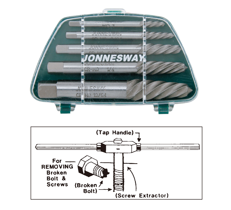 5PCS SCREW EXTRACTOR SET