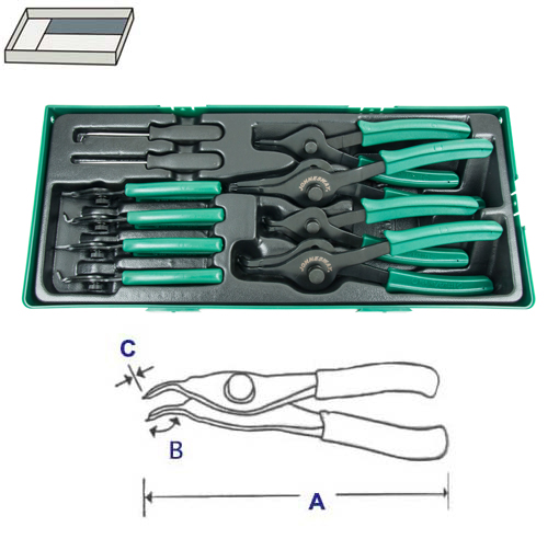 Shindaiwa OEM part P021051610 - Snap Ring Pliers Kit