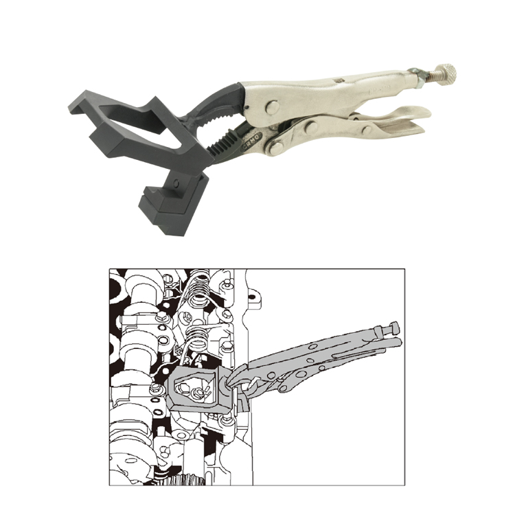 VALVE SLIDER HOLDING PLIERS FOR MINI N18 ENGINE