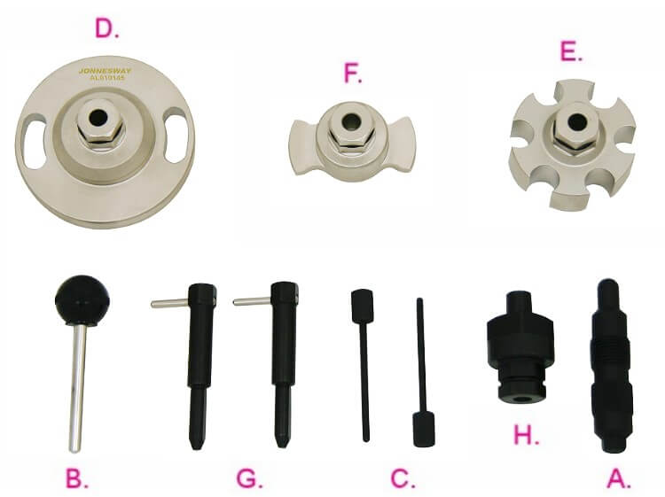 ENGINE TIMING TOOL KIT FOR VOLKSWAGEN / AUDI GROUP 2.7/3.0