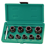 9PCS NUT AND BOLT EXTRACTOR SOCKET SET