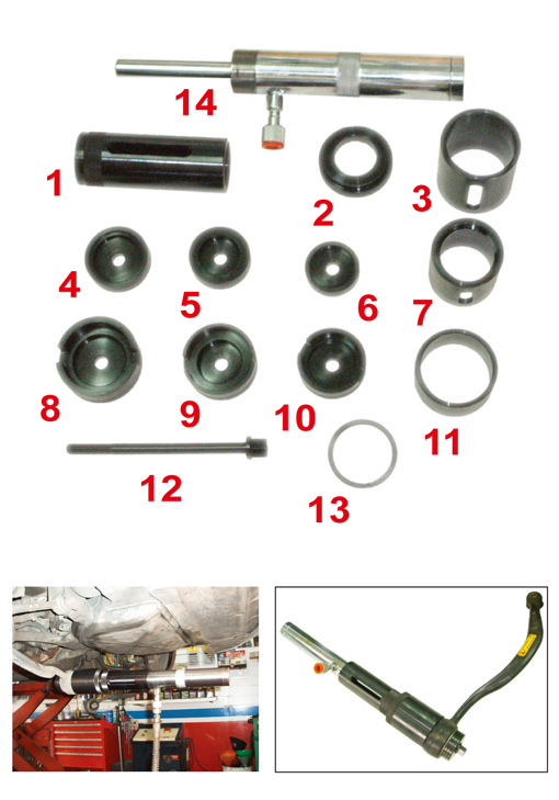 UPPER SUB-FRAME BUSH EXTRACTOR / INSTALLER (HYDRAULIC) FOR BMW