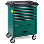 5-DRAWER TOOL TROLLEY W/ WORKING TABLE