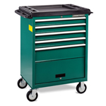 7-DRAWER TOOL TROLLEY W/WORKING TABLE