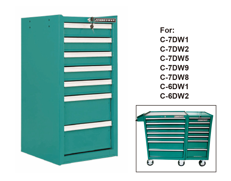 7 DRAWER SIDE-CABINET