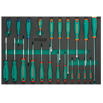 22PCS ANTI-SLIP GRIP SCREWDRIVER SET