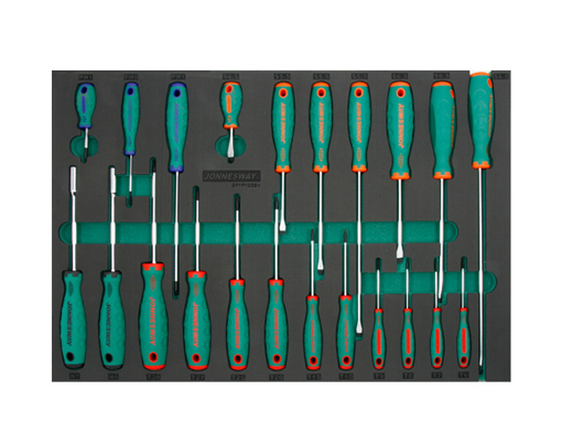 22PCS ANTI-SLIP GRIP SCREWDRIVER SET