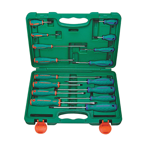 16PCS ANTI-SLIP GRIP SCREWDRIVER SET