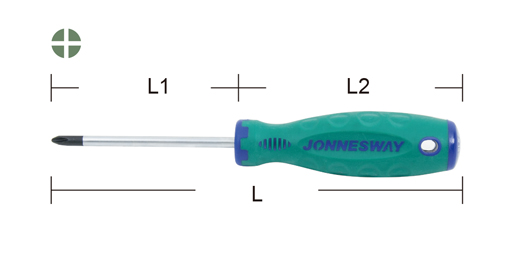 ANTI-SLIP GRIP SCREWDRIVER - PHILLIPS