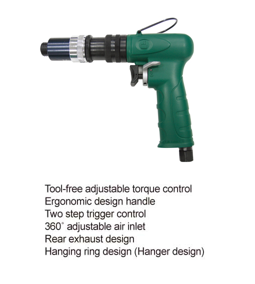 SHUT-OFF TORQUE CONTROL AIR SCREWDRIVER