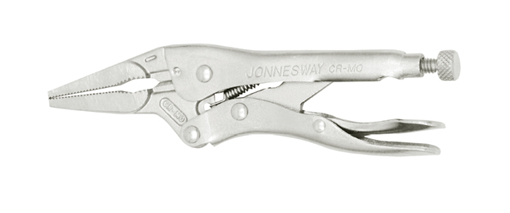 LONG NOSE LOCKING PLIERS WITH WIRE CUTTERS