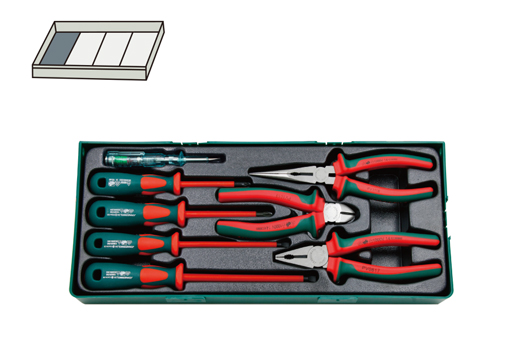 8PCS 1000V INSULATED PLIERS AND SCREWDRIVER SET