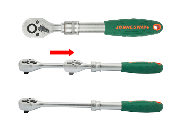 EXTENDABLE RATCHET HANDLE - 72TEETH