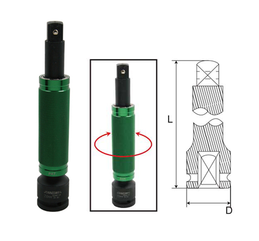 EXTENSION BARS W / ROTARY HOLDER