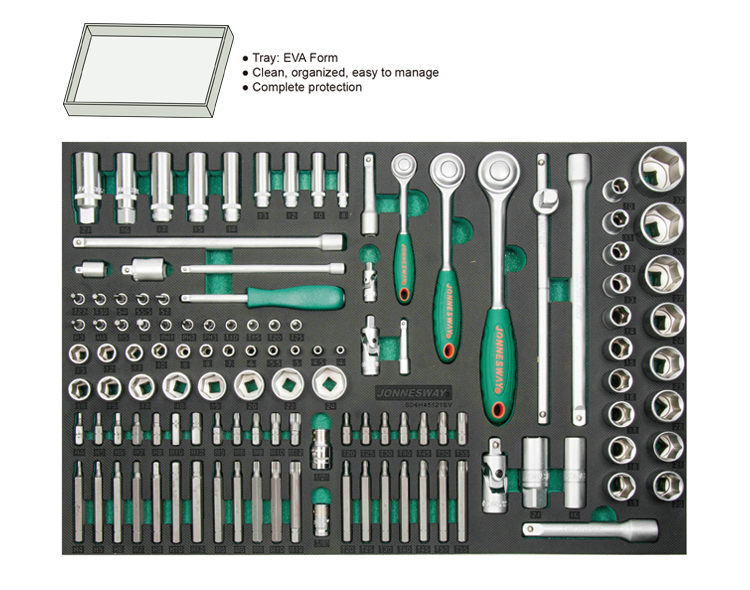 121PCS 1/4
