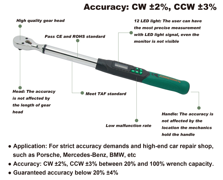 DIGITAL TORQUE WRENCH (±2%)