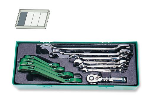 11PCS WRENCH SET AND RATCHET HANDLE