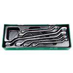 6PCS 45° OFFSET RING WRENCH SET