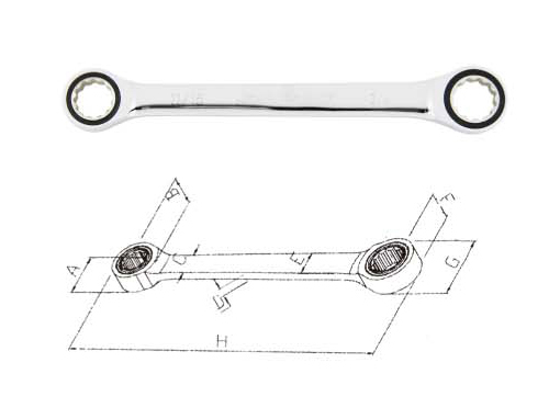 72 TEETH RATCHETING BOX END WRENCH